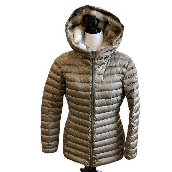 COLMAR Winter Puffer Jacket With Real Fur Hood US M - Picture 3 of 12